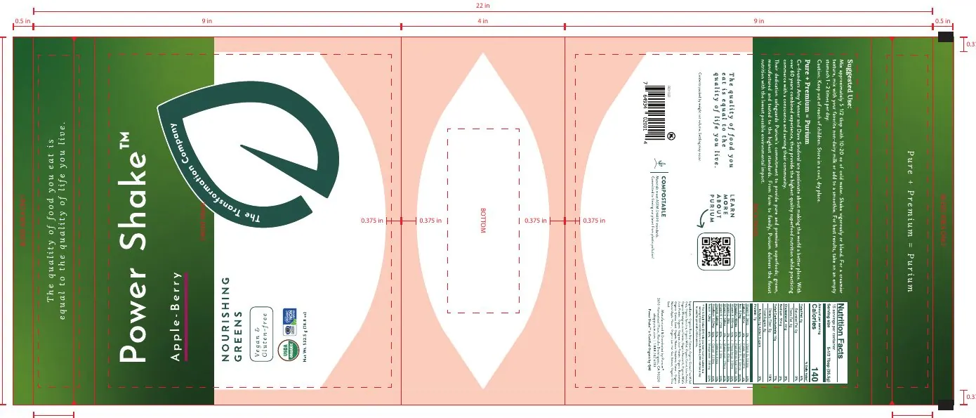 Power Shake print dieline