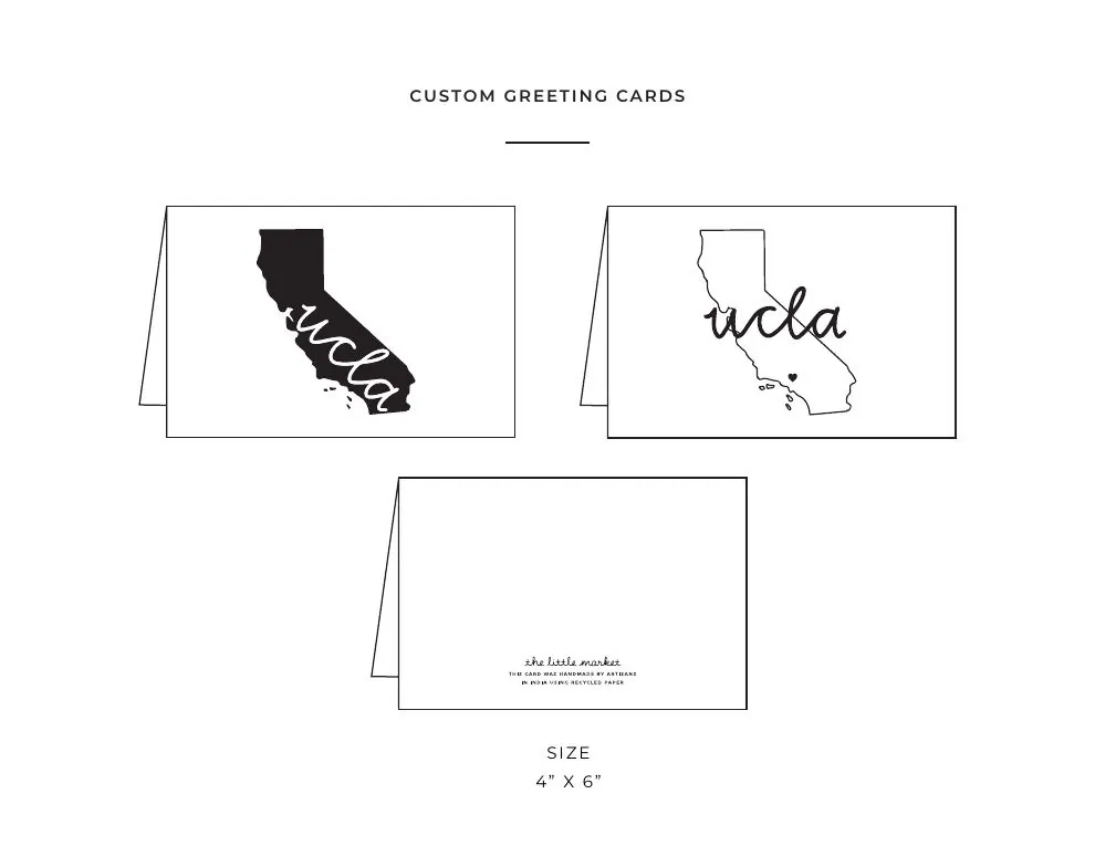 Custom greeting cards