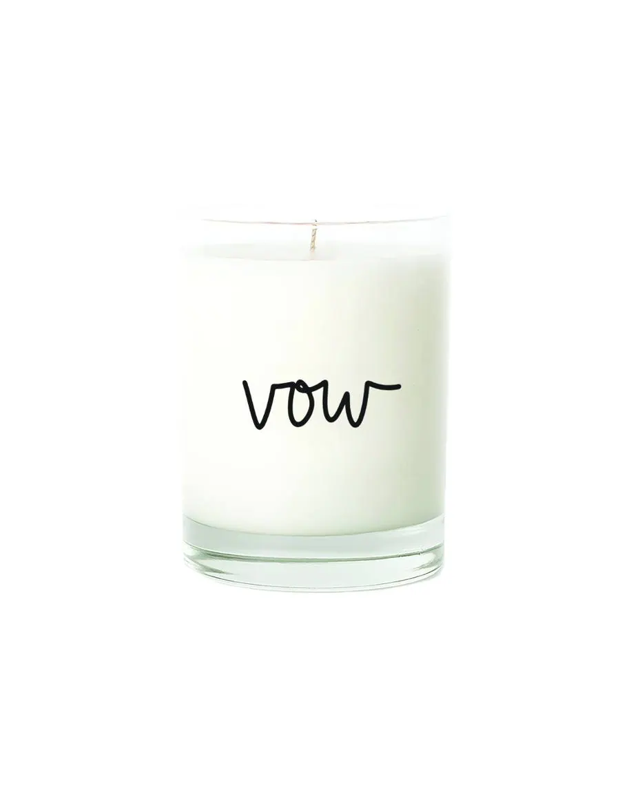 VOW candle